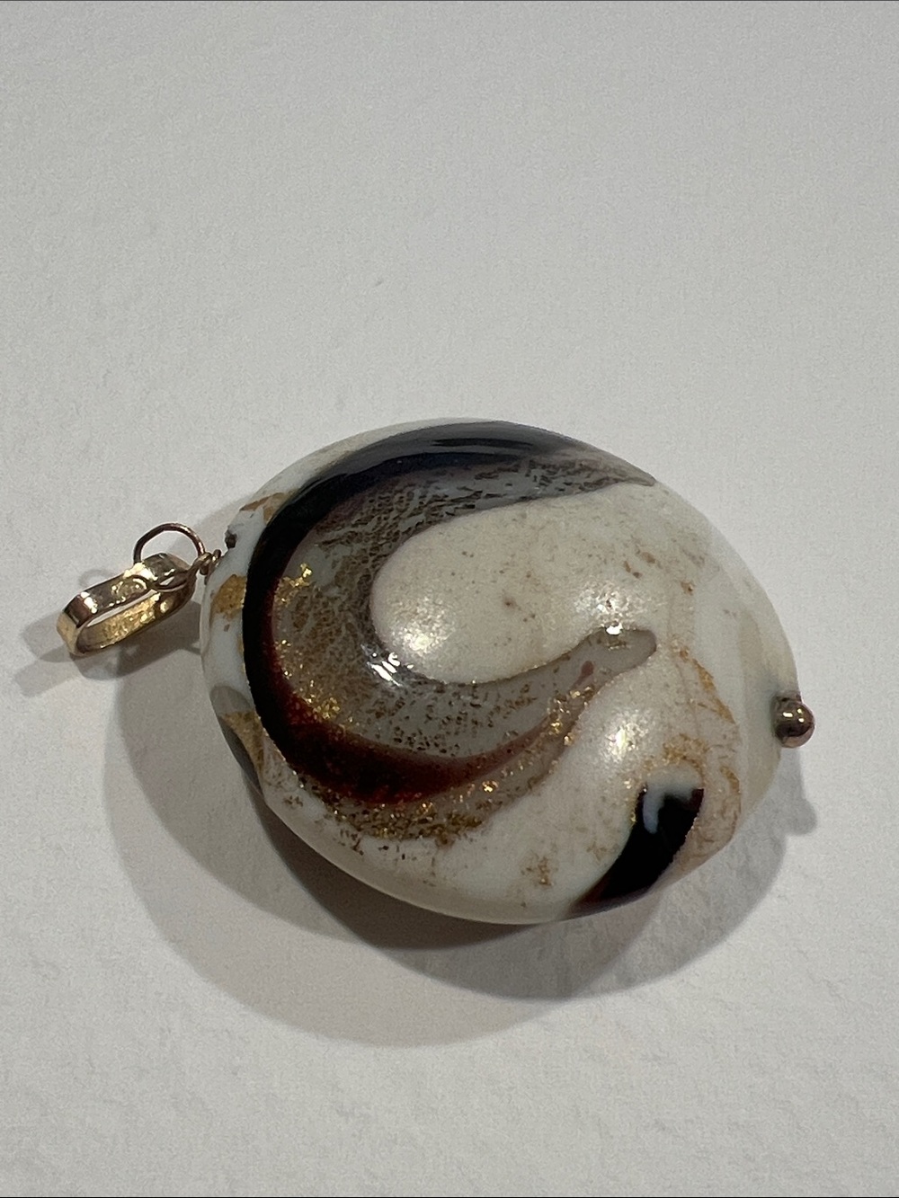 14k Murano Glass Pendant